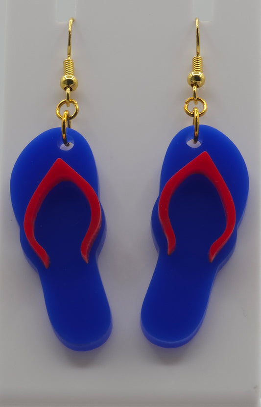 Flip Flops Acrylic Earrings