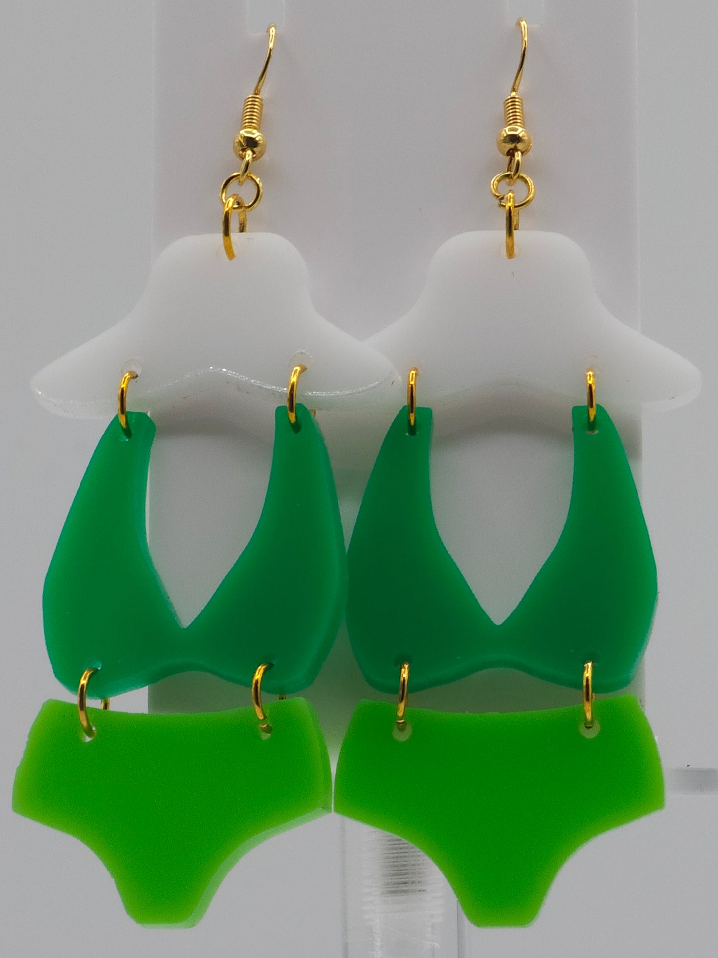 Swimsuit Acrylic Earrings