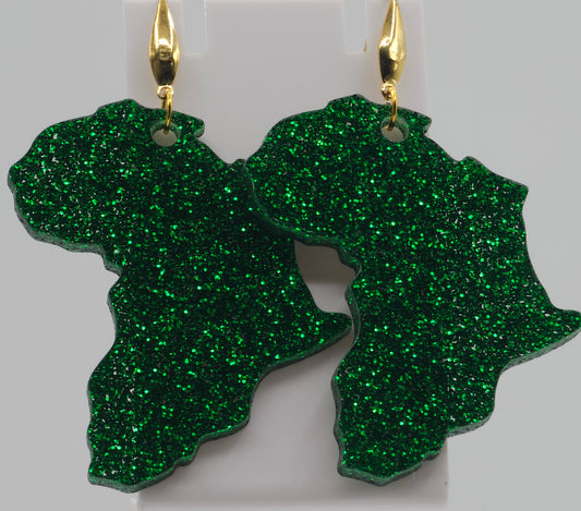 Africa Inspired Acrylic Earrings