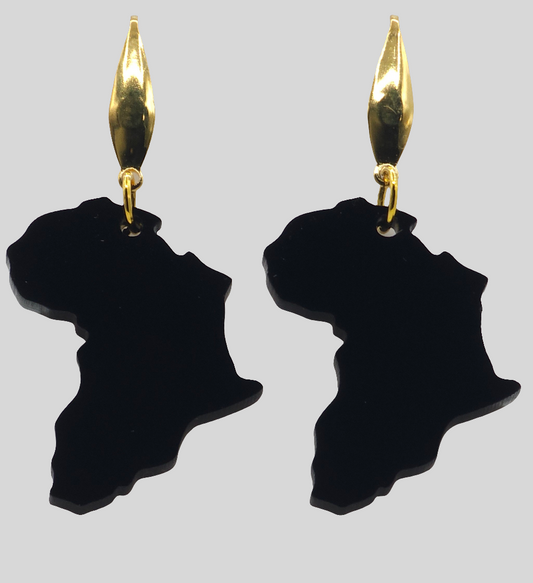 Africa Inspired Acrylic Earrings