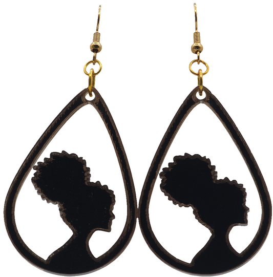 Africa Inspired Acrylic Earrings