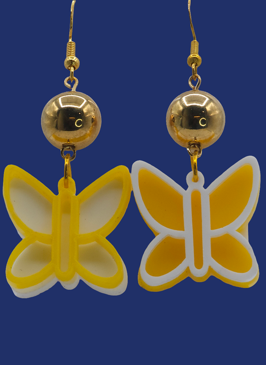 Butterfly Acrylic Earrings