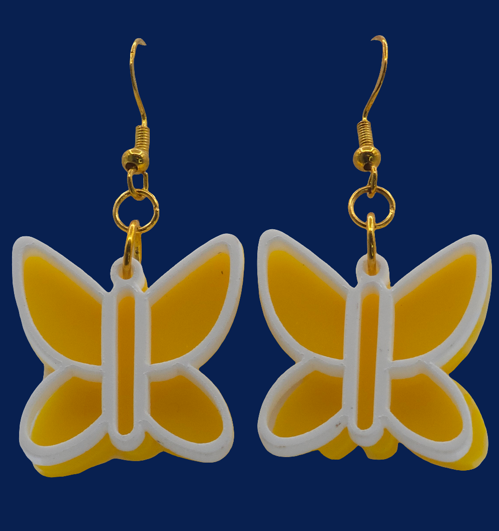 Butterfly Acrylic Earrings